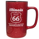Red IL Rt 66 Ceramic Mug